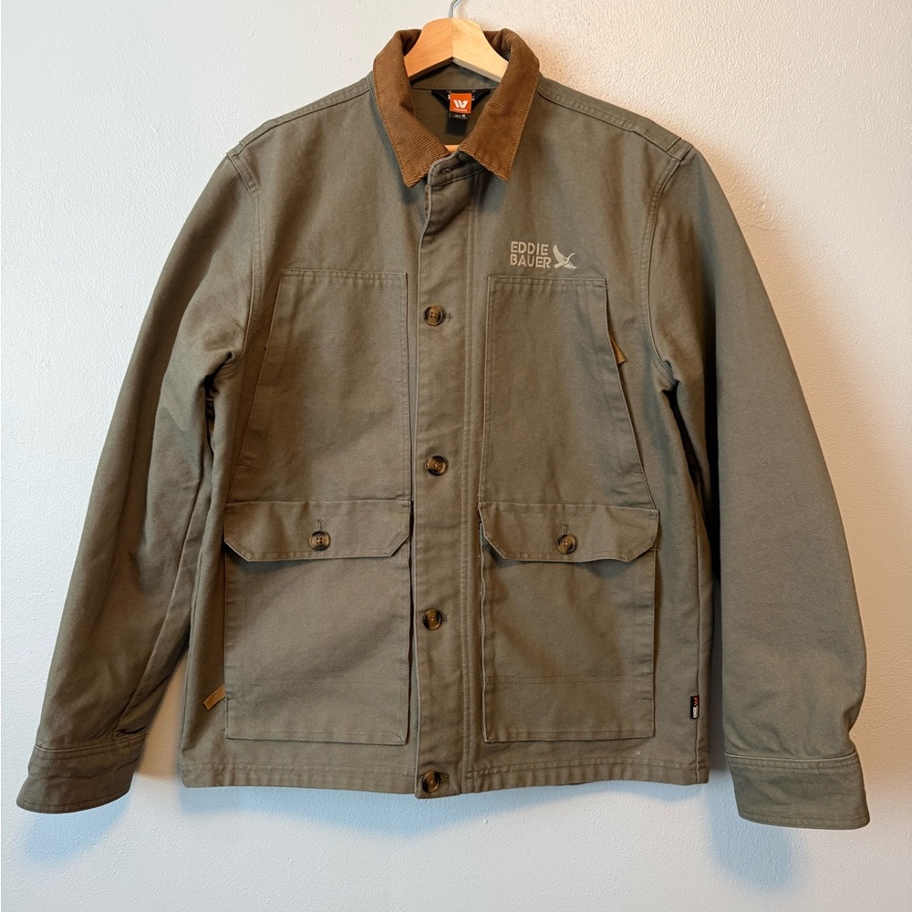 Eddie Bauer Men's Olive Barn Jacket